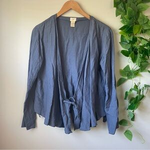 J. Jill Tie Front Cardigan Sweater